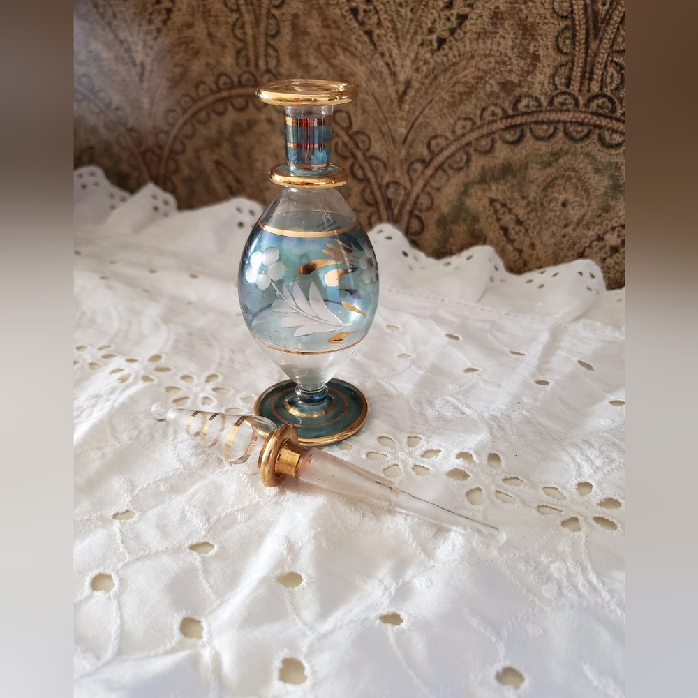 Glass perfume bottle vintage - Picture 3 of 5
